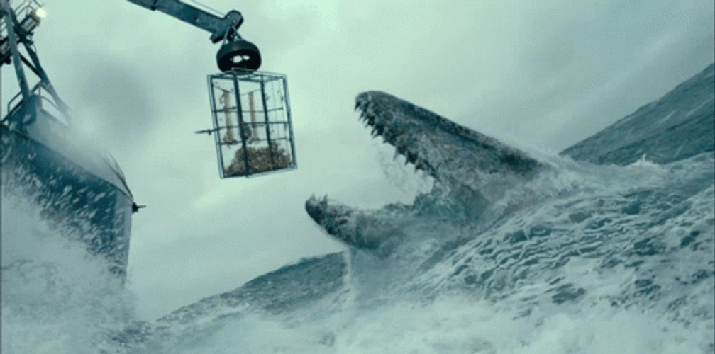 Huge Water Dinosaur Jurassic World GIF