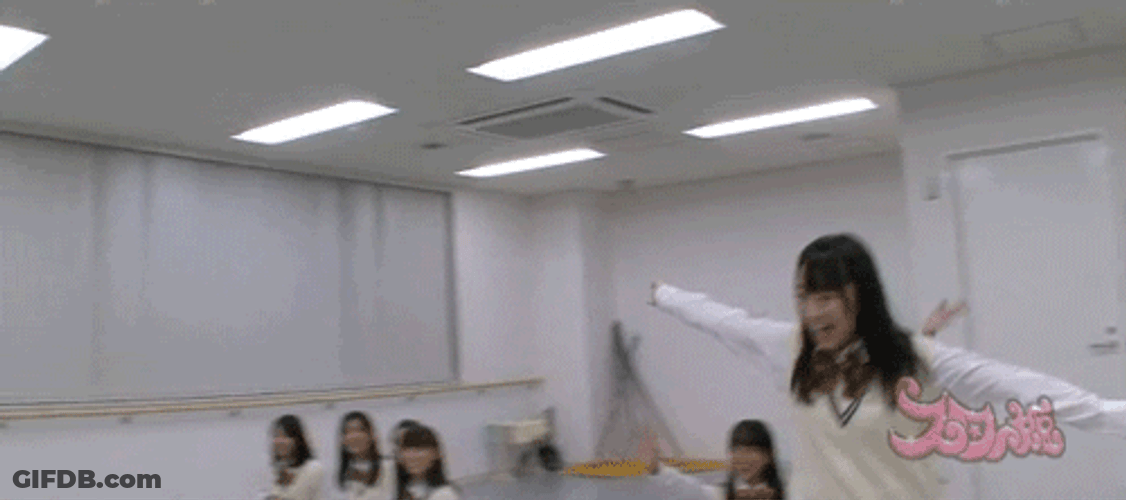 Hugging AKB48 Girls GIF