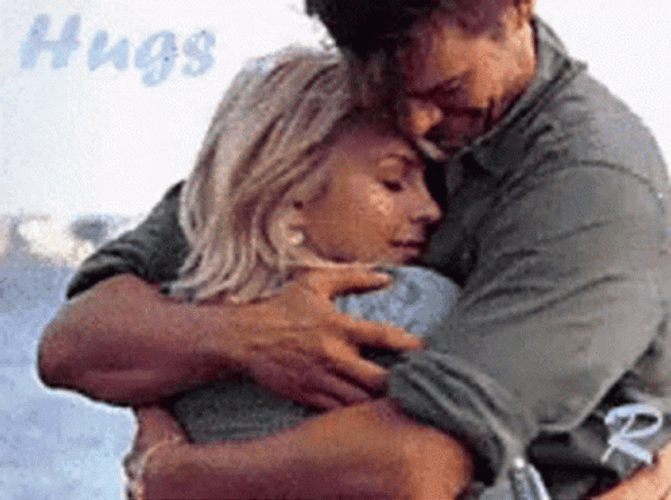 Hugging Heartfelt Couple GIF