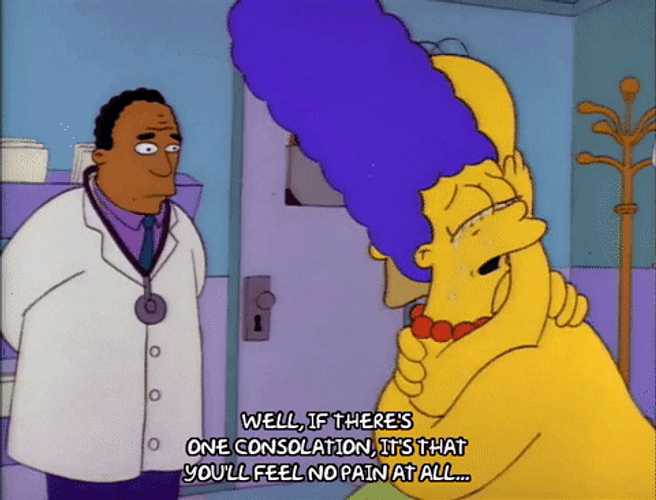 Hugging Homer And Large Marge Simpson GIF
