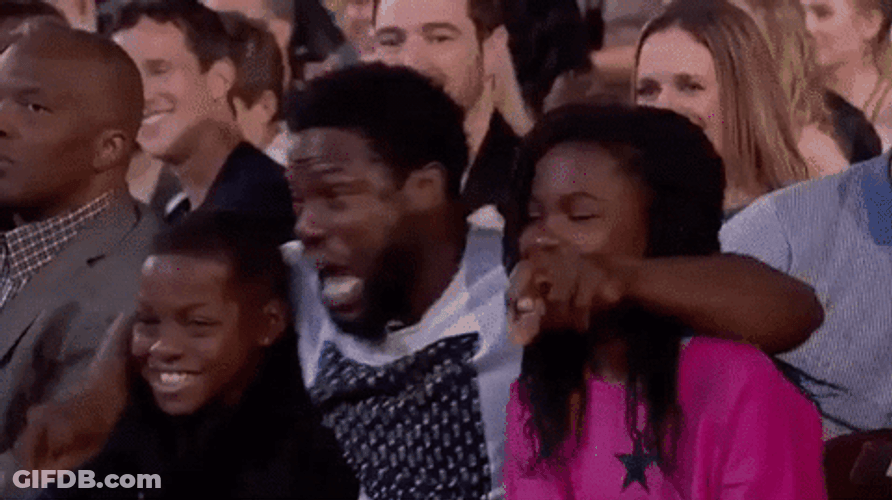 Hugging Kids Kevin Hart Damn GIF
