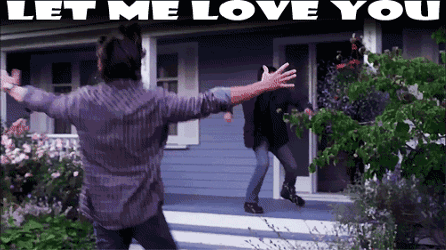 Hugging Let Me Love You GIF