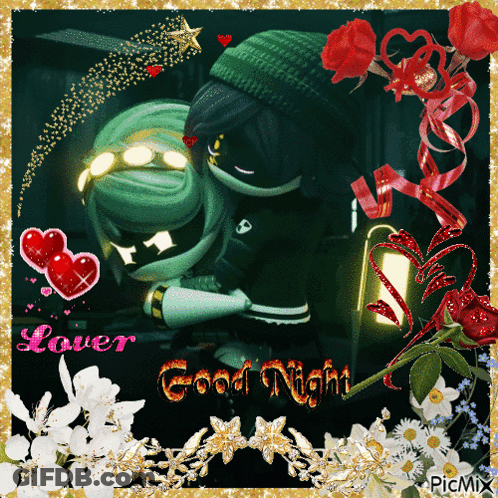 Hugging Man And Woman Saying Good Night Lover GIF