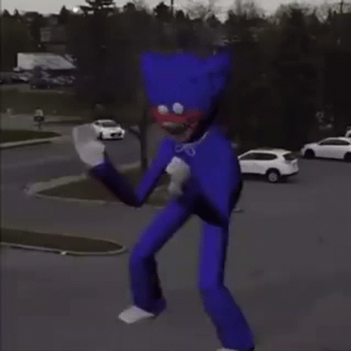 Huggy Wuggy 3D Animation GIF