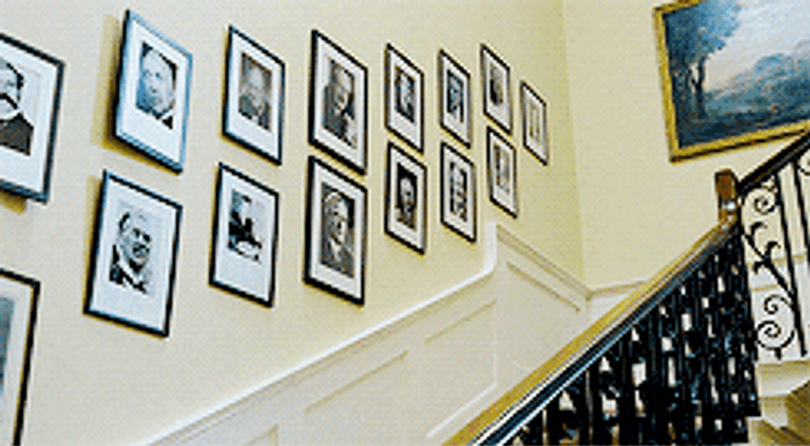 Hugh Grant Dancing On Stairs GIF