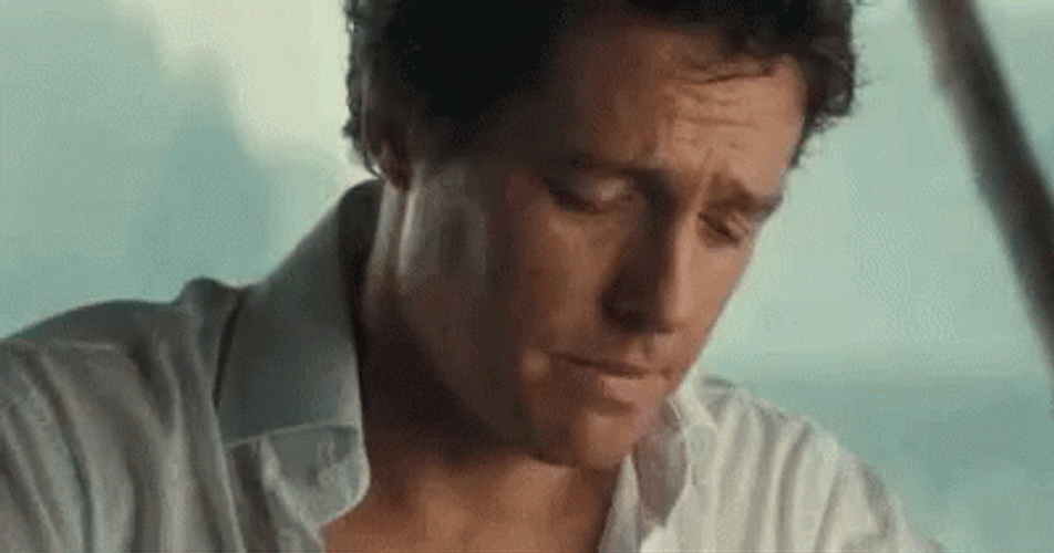 Hugh Grant Eating Snacks GIF