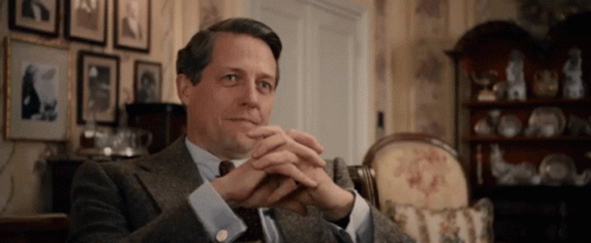 Hugh Grant Grinning GIF