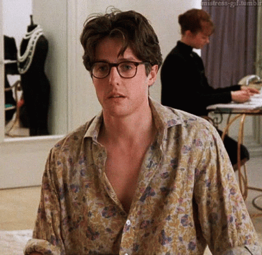 Hugh Grant Hand Gesture GIF