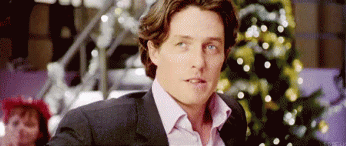 Hugh Grant In Love Stare GIF