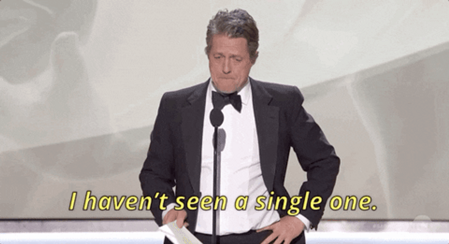 Hugh Grant In SAG Awards GIF