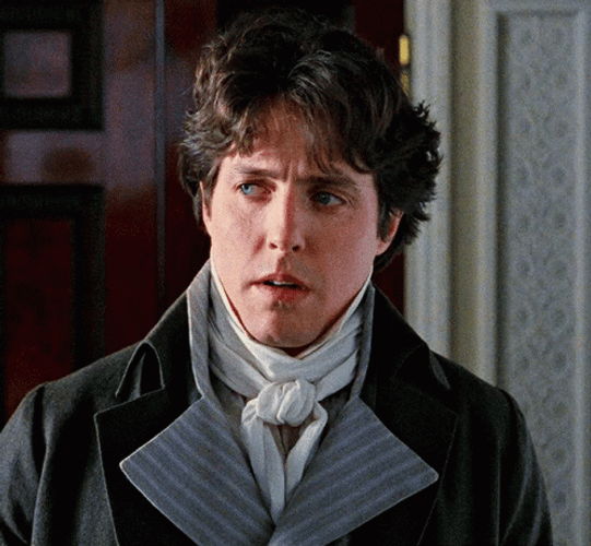 Hugh Grant Looking Around Confused GIF