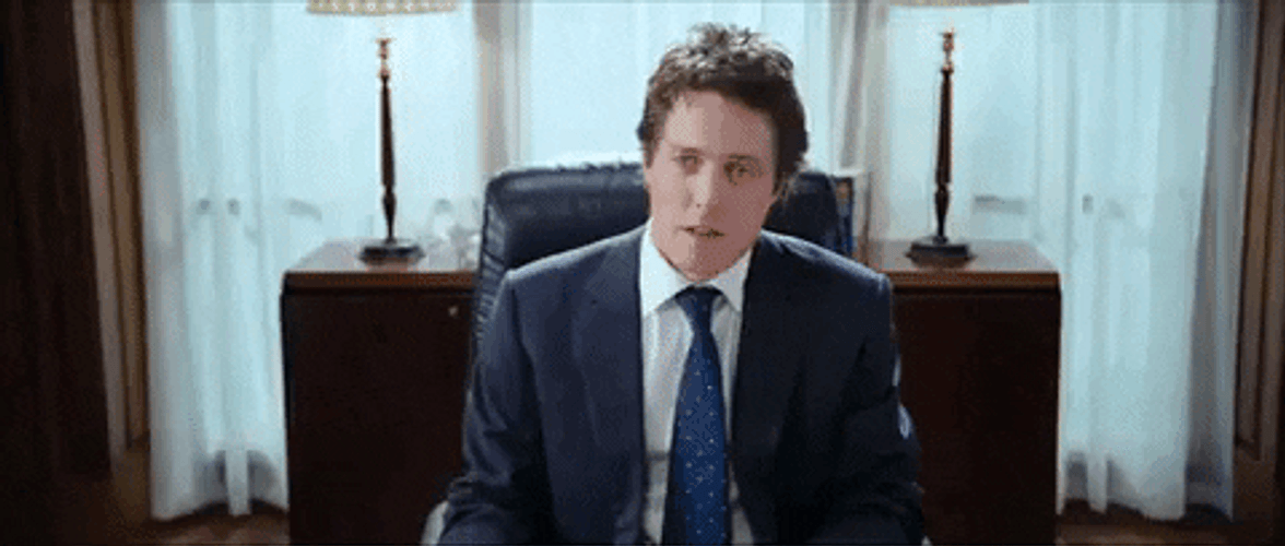 Hugh Grant Love Actually Movie GIF