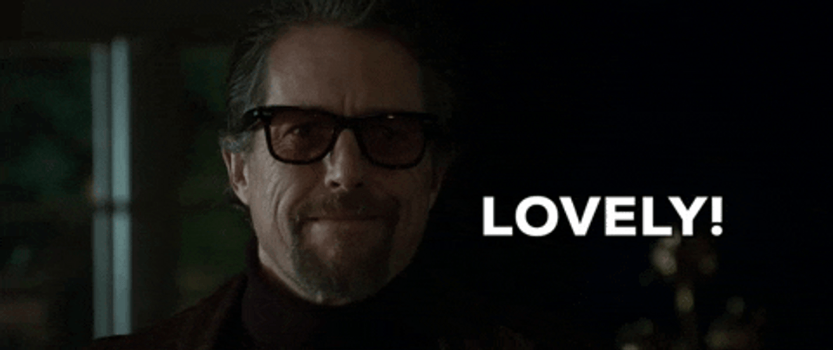 Hugh Grant Saying Lovely GIF