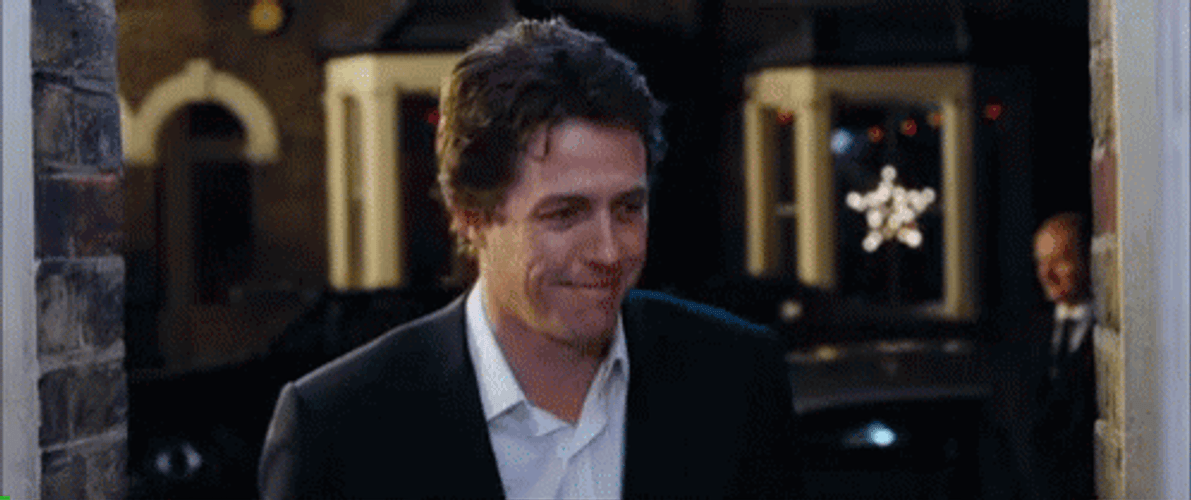 Hugh Grant Smile GIF