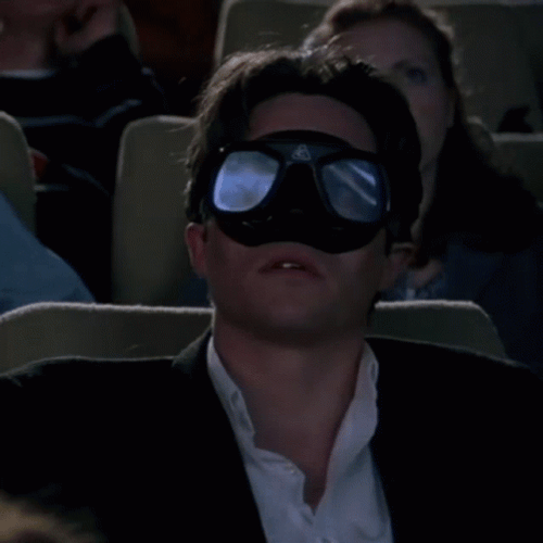 Hugh Grant Wearing Goggles GIF