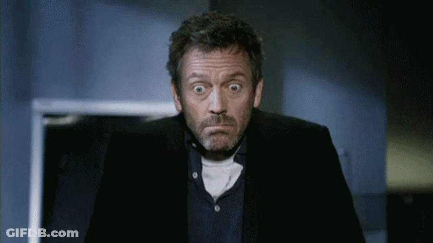 Hugh Laurie No Idea GIF