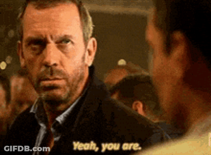 Hugh Laurie Yeah You Are GIF