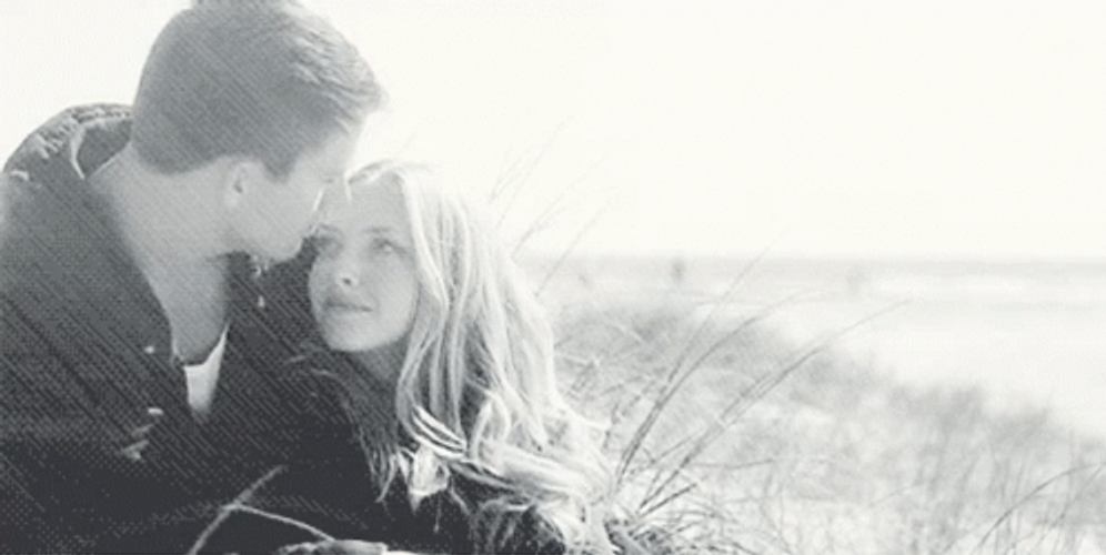Hugs And Kisses In The Field GIF