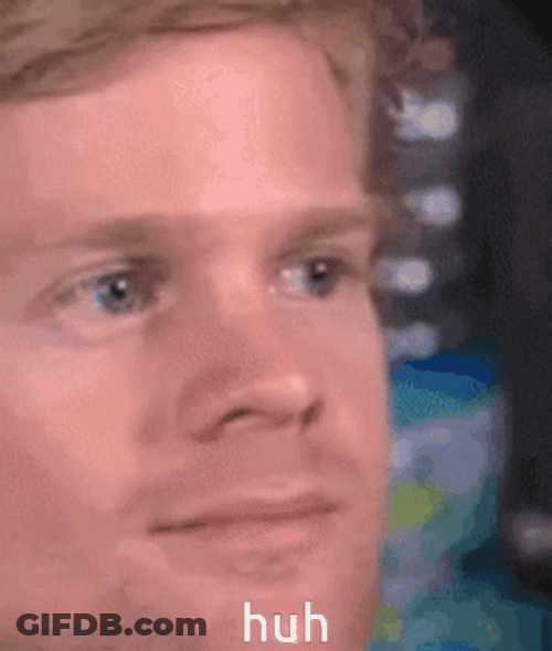Huh Meme Drew Scanlon Blink GIF