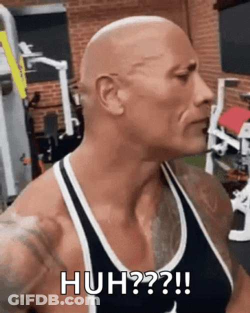 Huh Meme Dwayne Johnson The Rock GIF