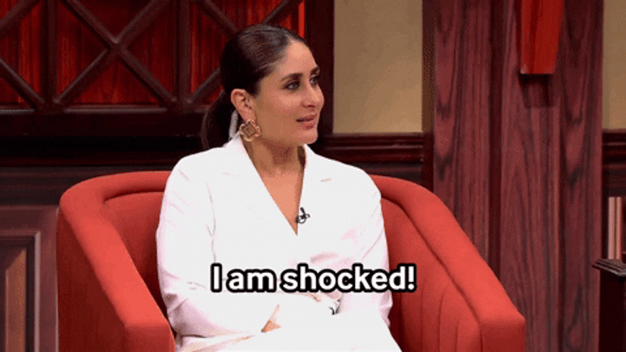Huh Meme Kareena Kapoor I'm Shocked GIF