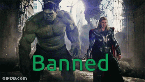 Hulk And Thor Banned GIF