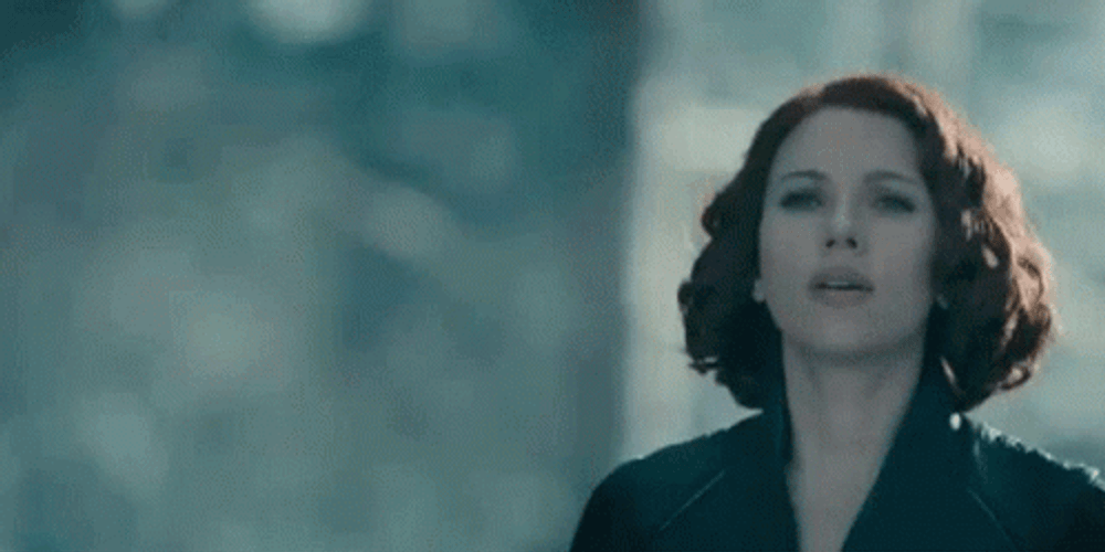 Hulk Changing Emotions Upon Seeing Black Widow GIF