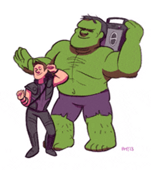 Hulk Dancing In Beat GIF