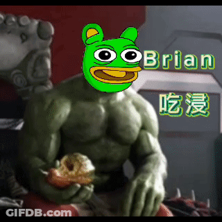 Hulk Eating Donut With Brian GIF