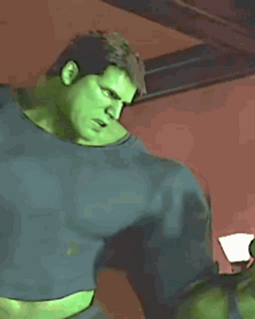 Hulk Grows Muscles GIF