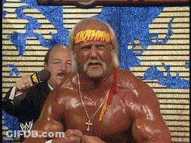 Hulk Hogan Headband Saying Hulk GIF