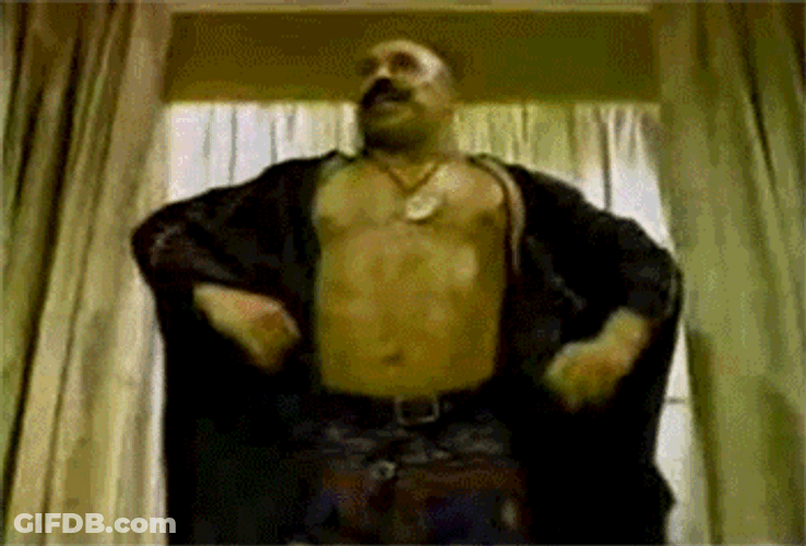 Hulk Hogan Removing Shirts GIF