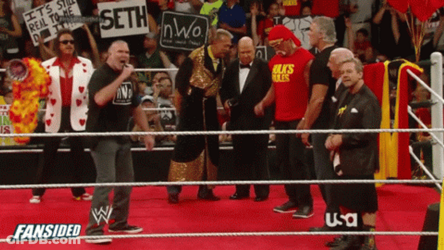 Hulk Hogan Revealing Nwo Shirt GIF