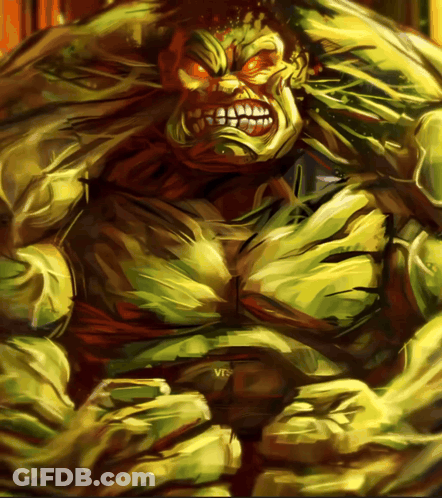 Hulk Painting With VTR GIF