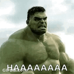 Hulk Saying Haaa GIF