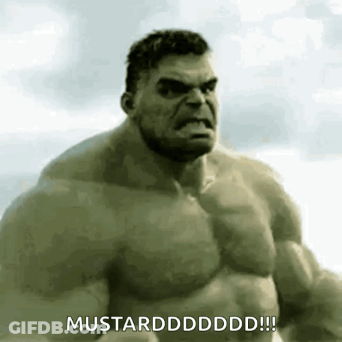 Hulk Saying Mustard GIF