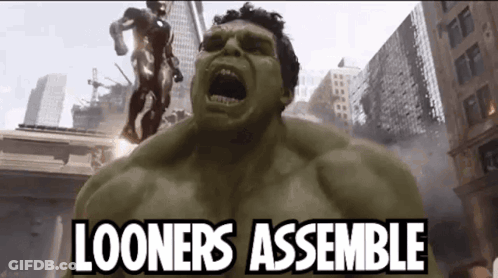 Hulk Screaming Looners Assemble GIF
