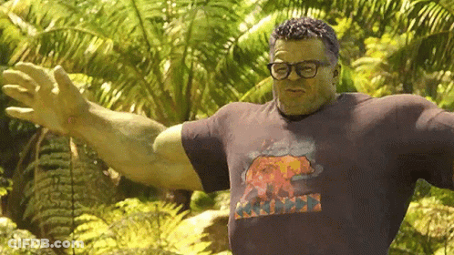Hulk Wearing Glasses And Kiss T-Shirt GIF