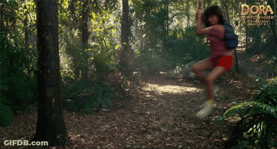Human Dora The Explorer Goes Live Action GIF