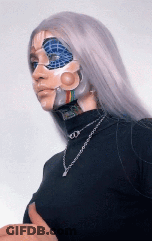 Human Girl Robot GIF