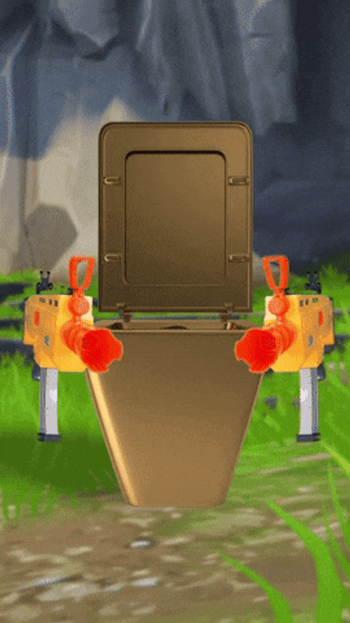 Human Head Skibidi Toilet Meme GIF