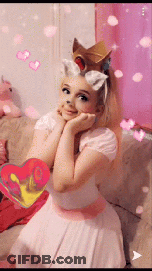 Human Princess Peach GIF