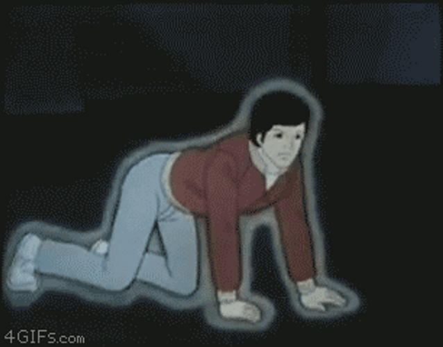 Human Transforms To Car GIF
