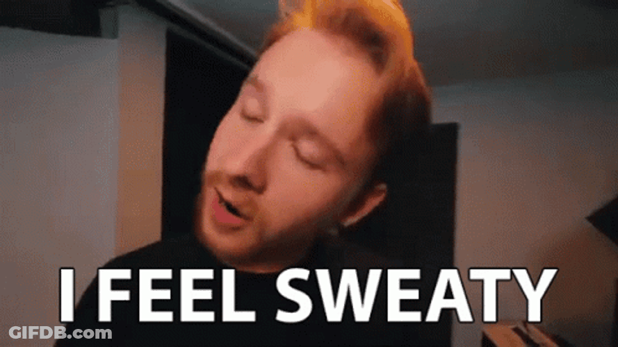 Humid Man Feel Sweaty GIF