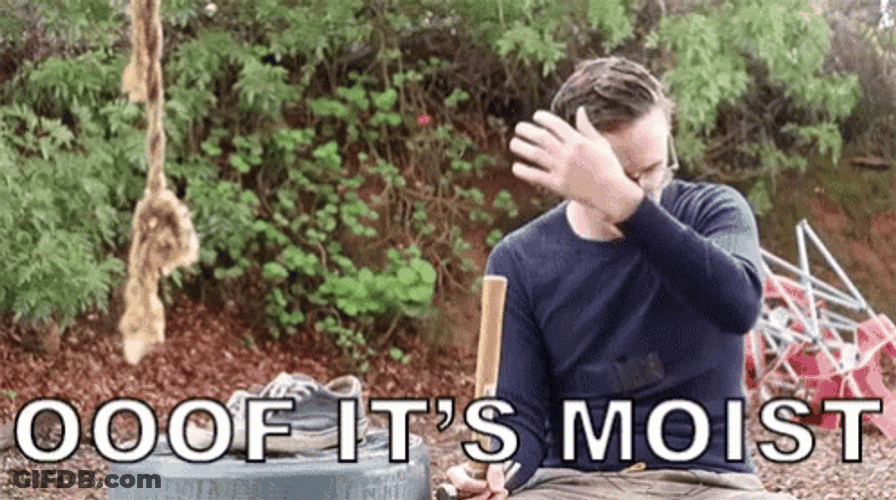 Humid Man Wiping Moist In His Face GIF