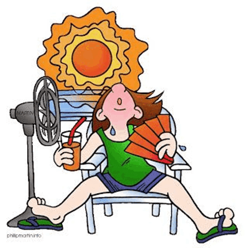 Humid Sitting Under The Sun Is Hot GIF