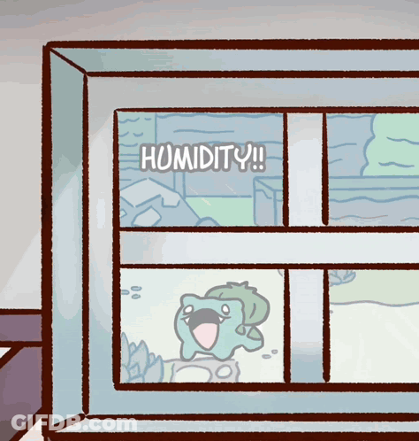 Humidity Warning Cartoon GIF