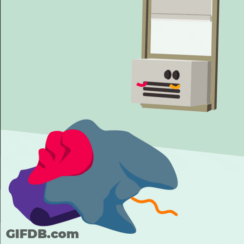 Humidity With Aircon Animation GIF