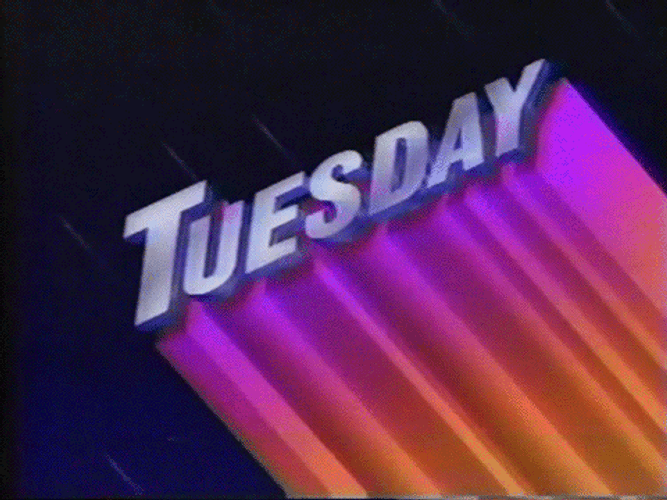 Humor Good Morning Tuesday Vapor Wave GIF