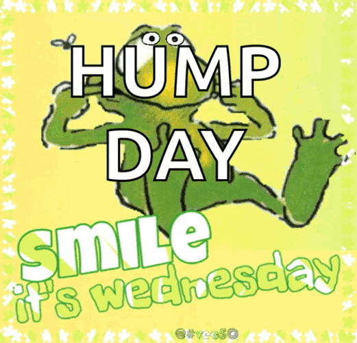 Hump Day Wednesday Chad Frog GIF